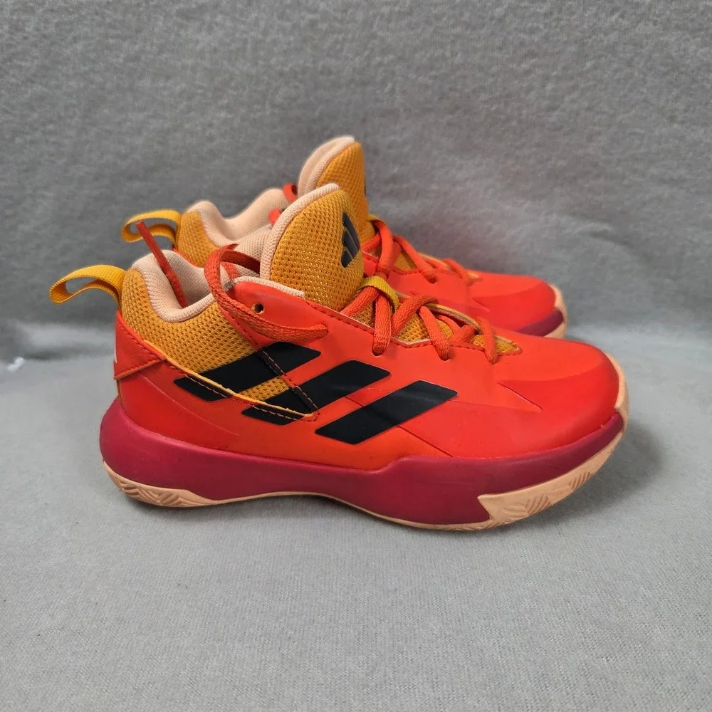 Adidas Ownthegame 2.0 K Kids Basketball Shoes Solar Red Orange IE9245 Size 11.5K